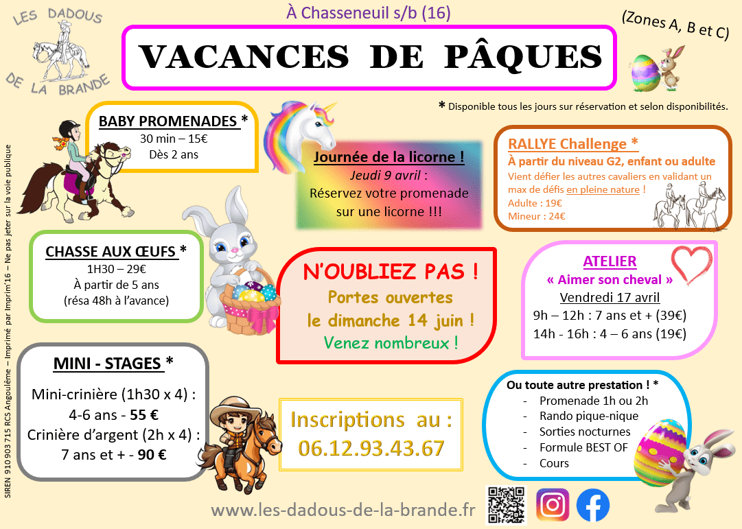 Des vacances pour toute la famille, avec plein de nouveautés !